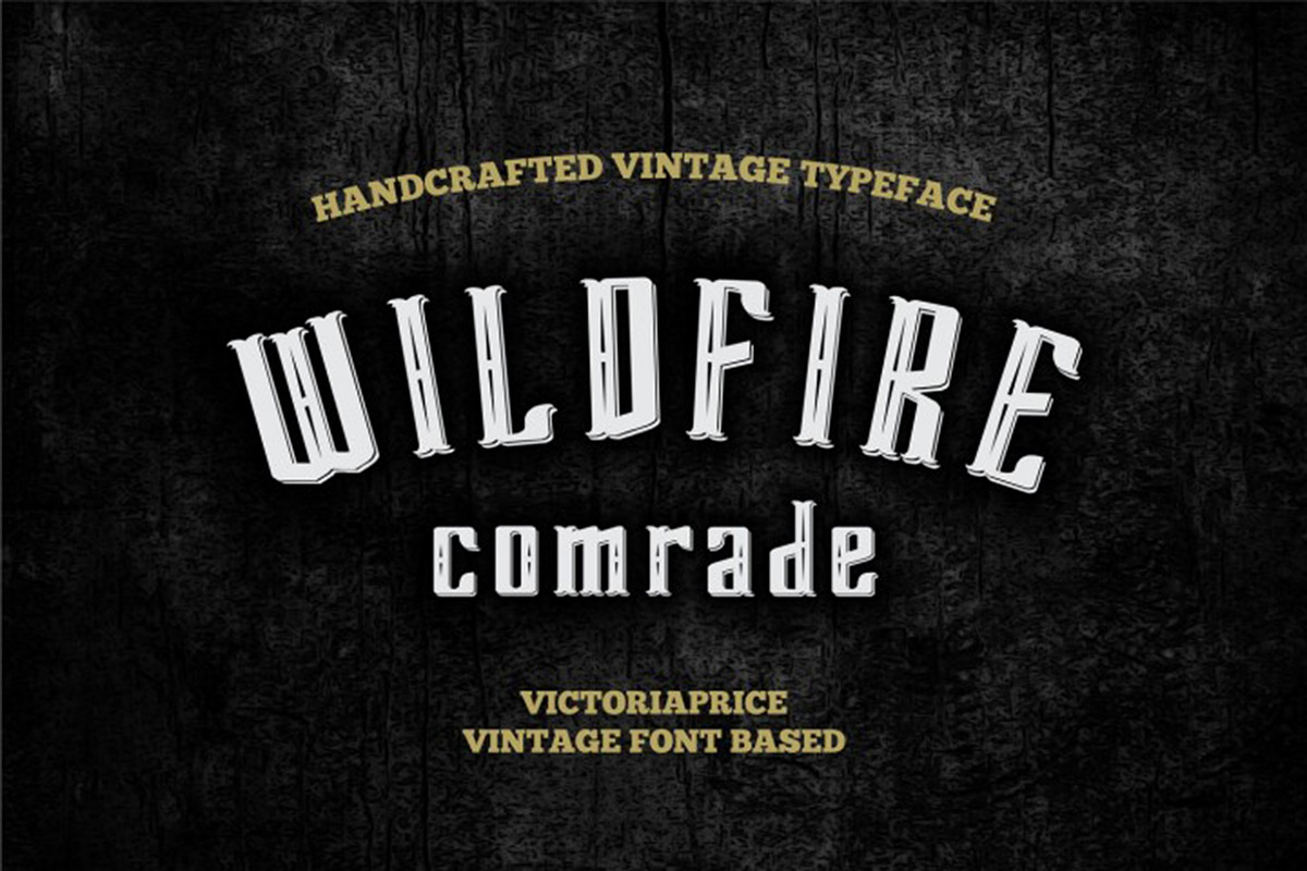 Victoriaprice vintage font preview 4