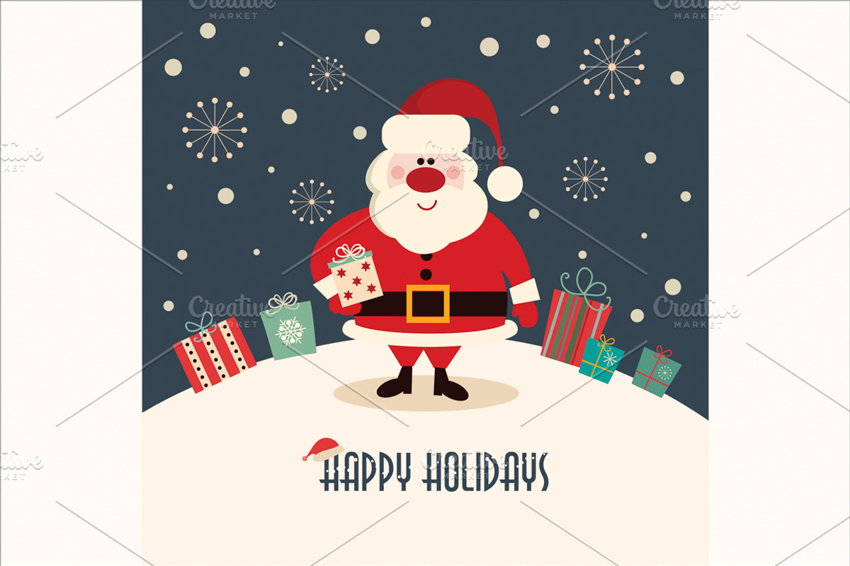 Christmas Greetings Cards, a Decorative Illustration by Inkant Studio (Photo 2 of 2)