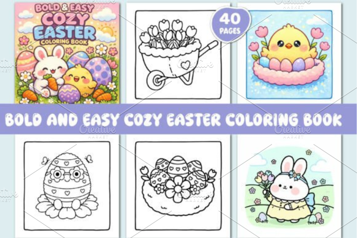 BOLD and EASY COZY EASTER, a Seasonal Illustration by Ink Gallery (Photo 1 of 7)