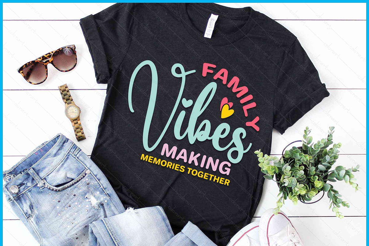 Family Vibes Reunion Vacation SVG, an Object Graphic by Creativeusart (Photo 1 of 4)
