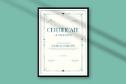 Modern Art Deco Certification, a Print Template by Graphicorner (Thumbnail 2 of 2)