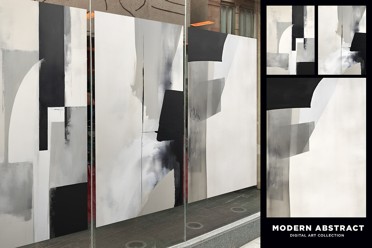 Abstract minimalist  Modern Painting, a Decorative Illustration by Vibrand Studio (Photo 7 of 11)