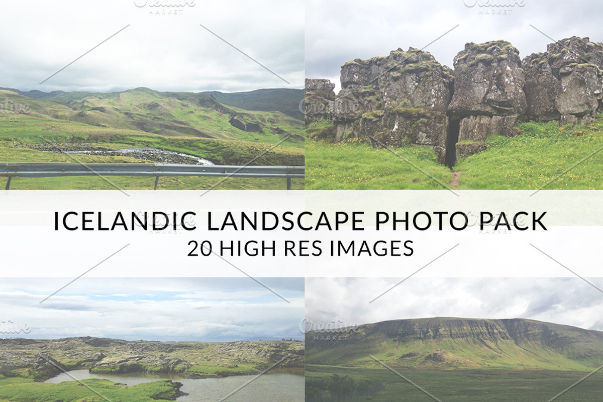 Icelandic Landscape Photo Pack!, a Templates & Theme by Topographically (Photo 1 of 5)