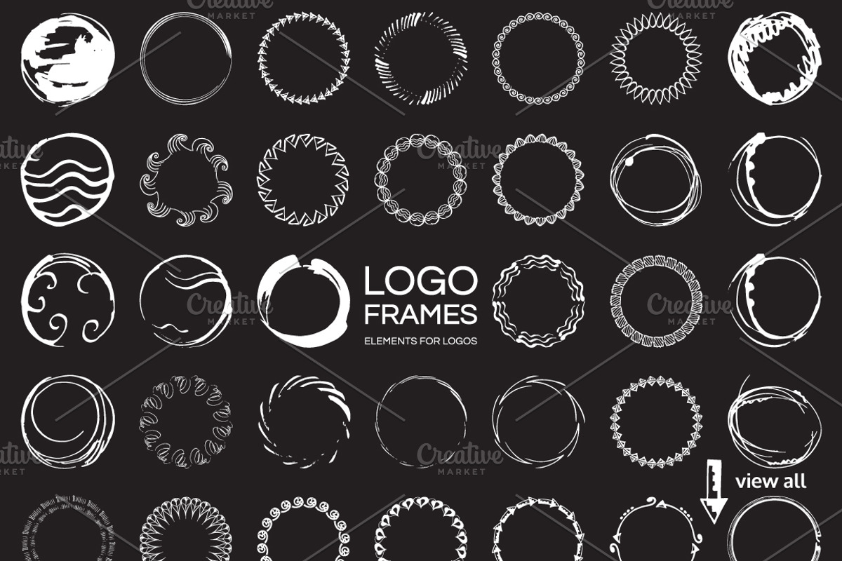 Handsketched elements, logo creator, an Object Graphic by Dasha Efremova (Photo 3 of 11)