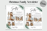 Christmas Newsletter Canva Template, a Stationery Template by SarenkaDesignShop (Thumbnail 3 of 5)