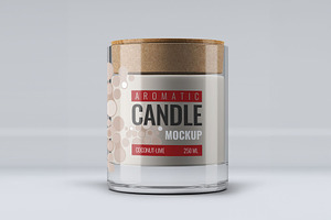 Aromatic Candle Mock-Up