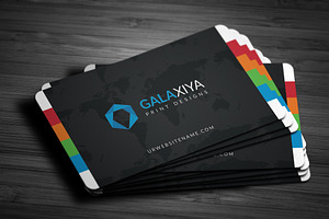 Modern Colorful Business Card