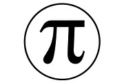Math Pi Symbol Typography Bundle, an Education Illustration by Designer_Momina (Thumbnail 6 of 16)