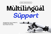 Fazero - Futuristic Tech Sans Serif, a Sans Serif Font by Font Liner (Thumbnail 10 of 10)