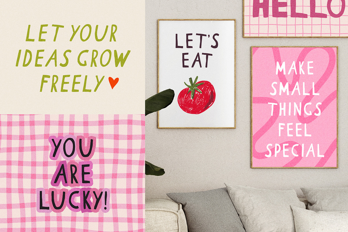 Crooked Lines Club Font, a Handwritten Font by AnnArt (Photo 6 of 12)