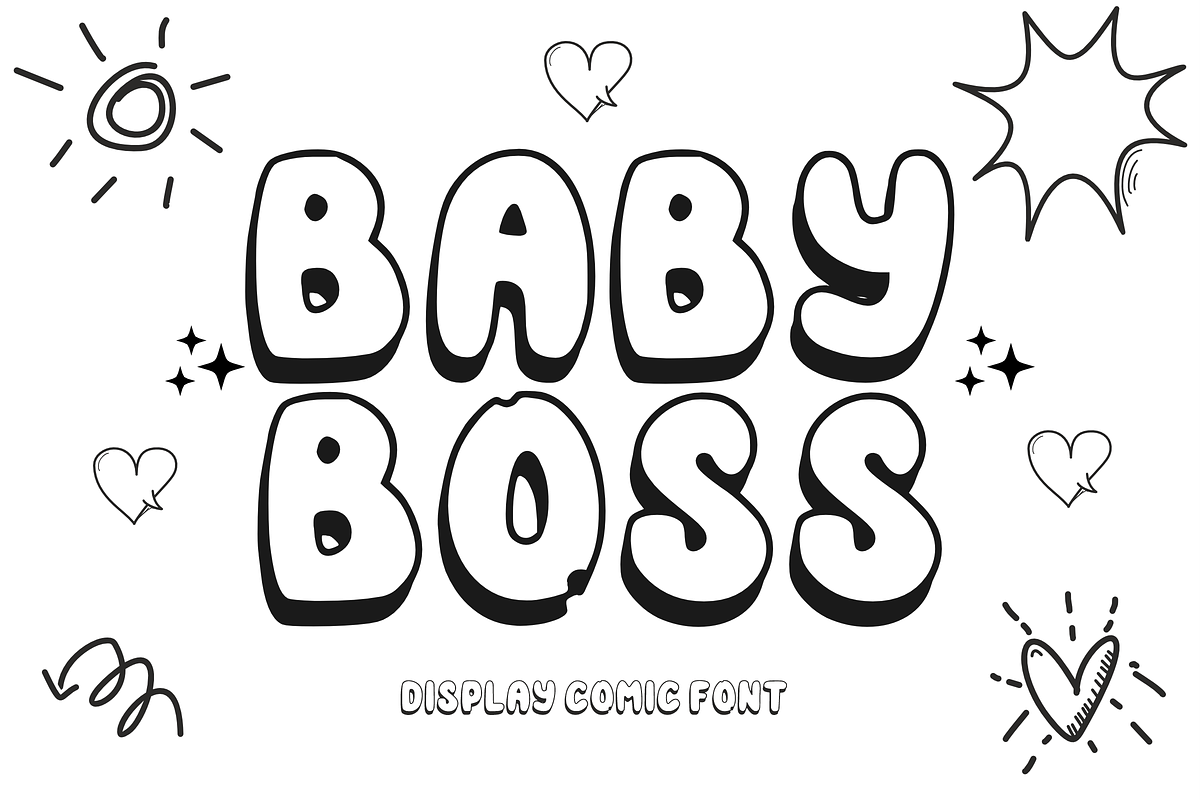 Great Kids - Cute Display Font, a Font by KiddoGlyphs Studio (Photo 3 of 3)