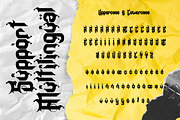 Vhamoku - Classic Blackletter Font, a Blackletter Font by Dhabee (Thumbnail 3 of 15)