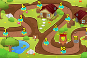 Game Level Map Pack - Horizontal Mod, an Illustration by pzUH (Thumbnail 2 of 8)
