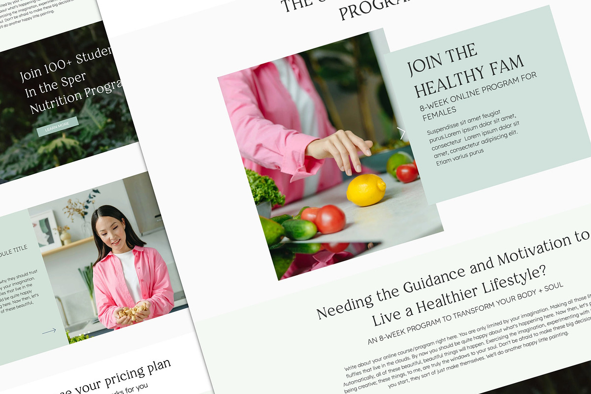 Wix Nutritionist Website Template, a Wix Template by Presentibox (Photo 5 of 10)
