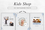 Kids Shop Canva Templates, a Social Media Template by Talipic Designs (Thumbnail 1 of 5)