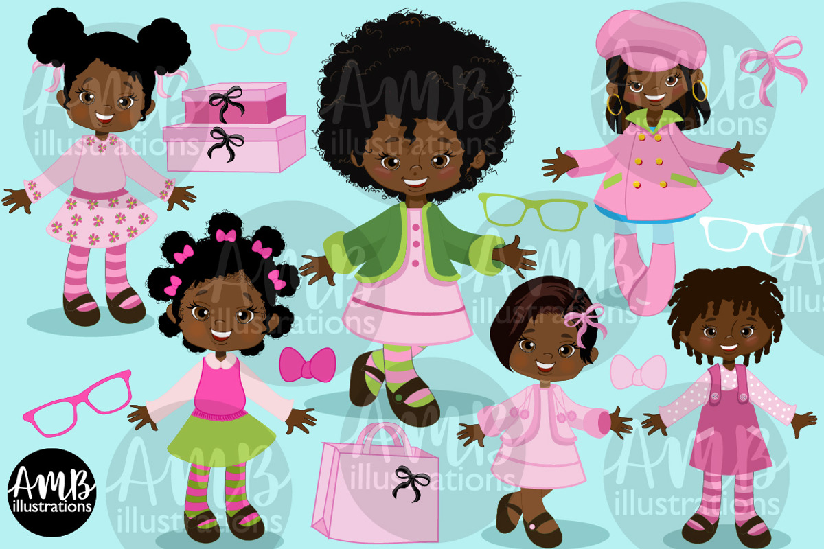 Afro Fashion Girls AMB-199, an Illustration by AMBillustrations (Photo 4 of 6)