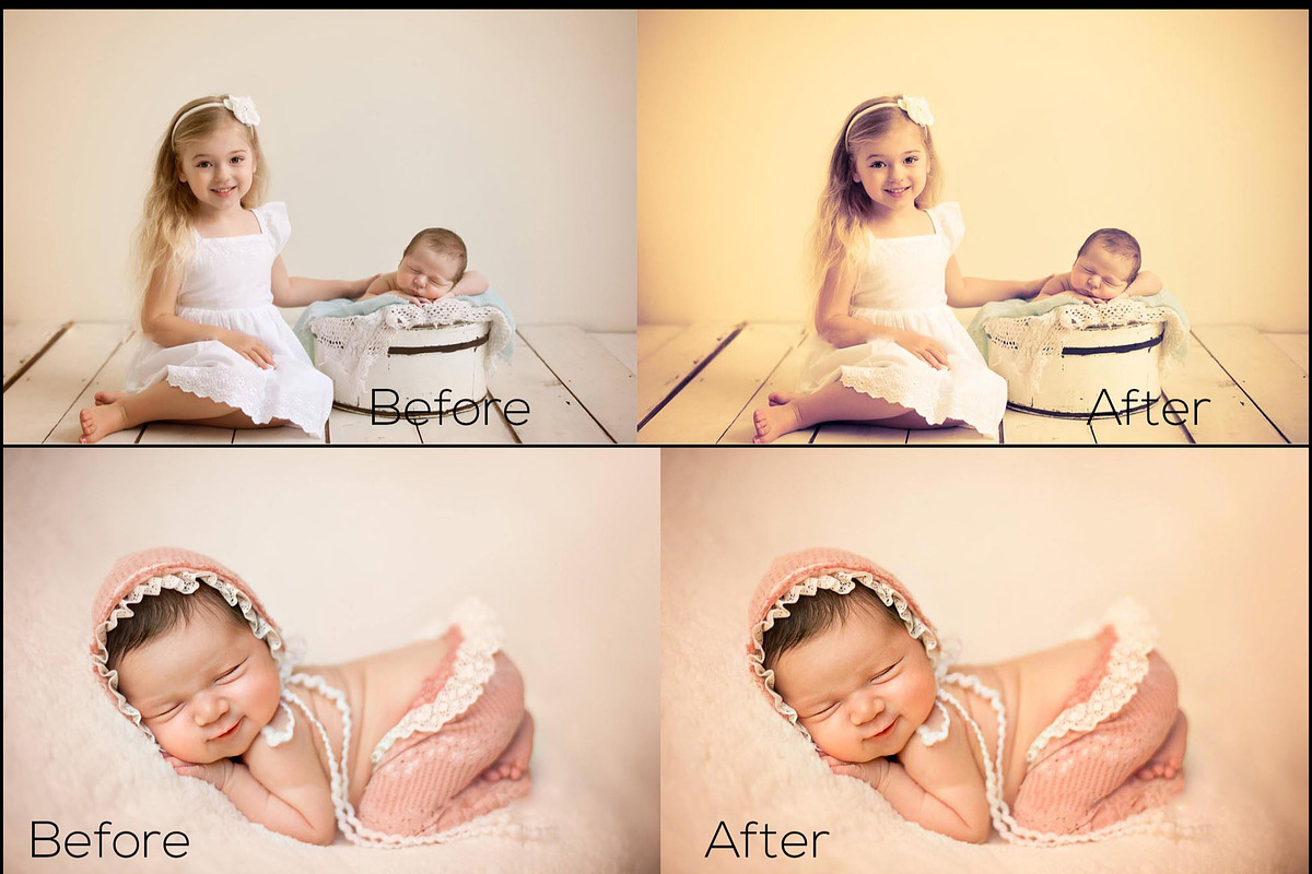 New Born Lightroom Presets preview 4