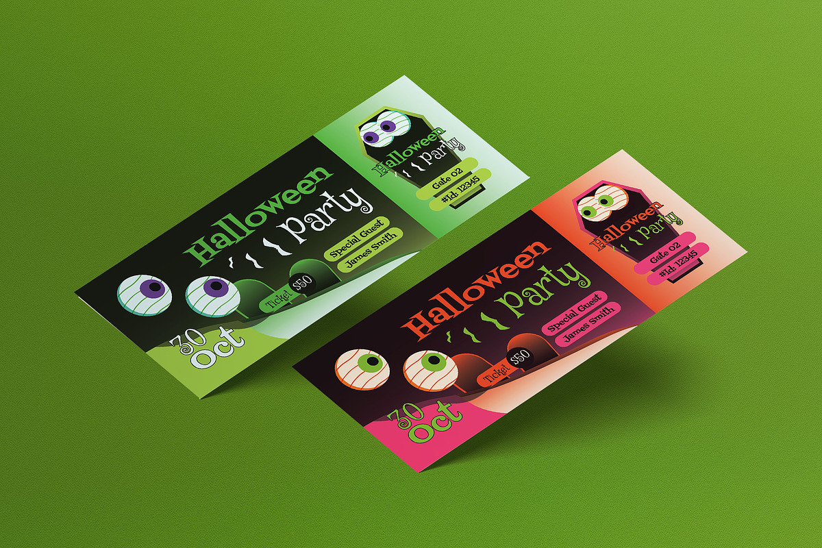 Halloween Party Ticket