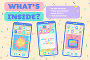 Kawaii Color Pop IOS 14 App Icons, an Icon by Creativity Bucketlist (Thumbnail 2 of 4)