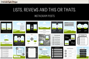 455 Canva Black Instagram Template, a Social Media Template by Emerald Eyes Design (Thumbnail 4 of 12)