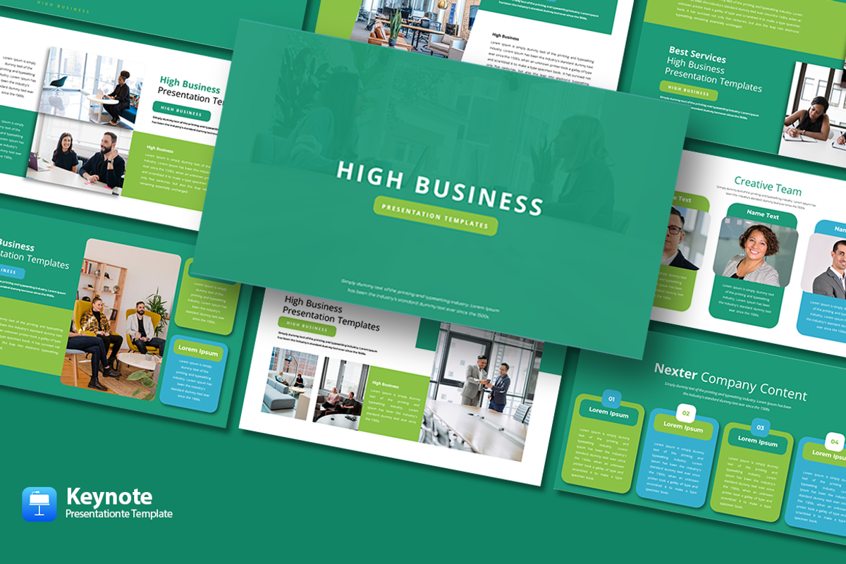 High Business - Keynote Template, a Presentation Template by artchiles_design (Photo 1 of 4)