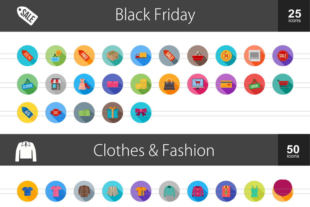 2070 Flat Shadowed Icons (V1), an Outline Icon by IconBunny (Photo 3 of 4)