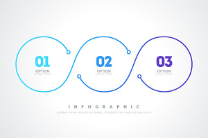 Infinity Circle Chart Infographic, an Object Graphic by Black White Mouse Design