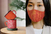 Red Crushed Paper Textures, a Texture Graphic by graphic7 (Thumbnail 2 of 21)