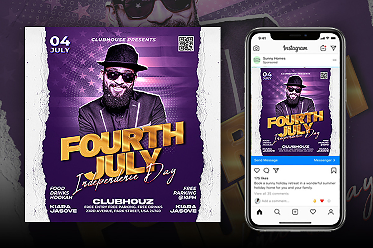 4th of July Flyer, a Flyer Template by Artonix (Photo 2 of 2)