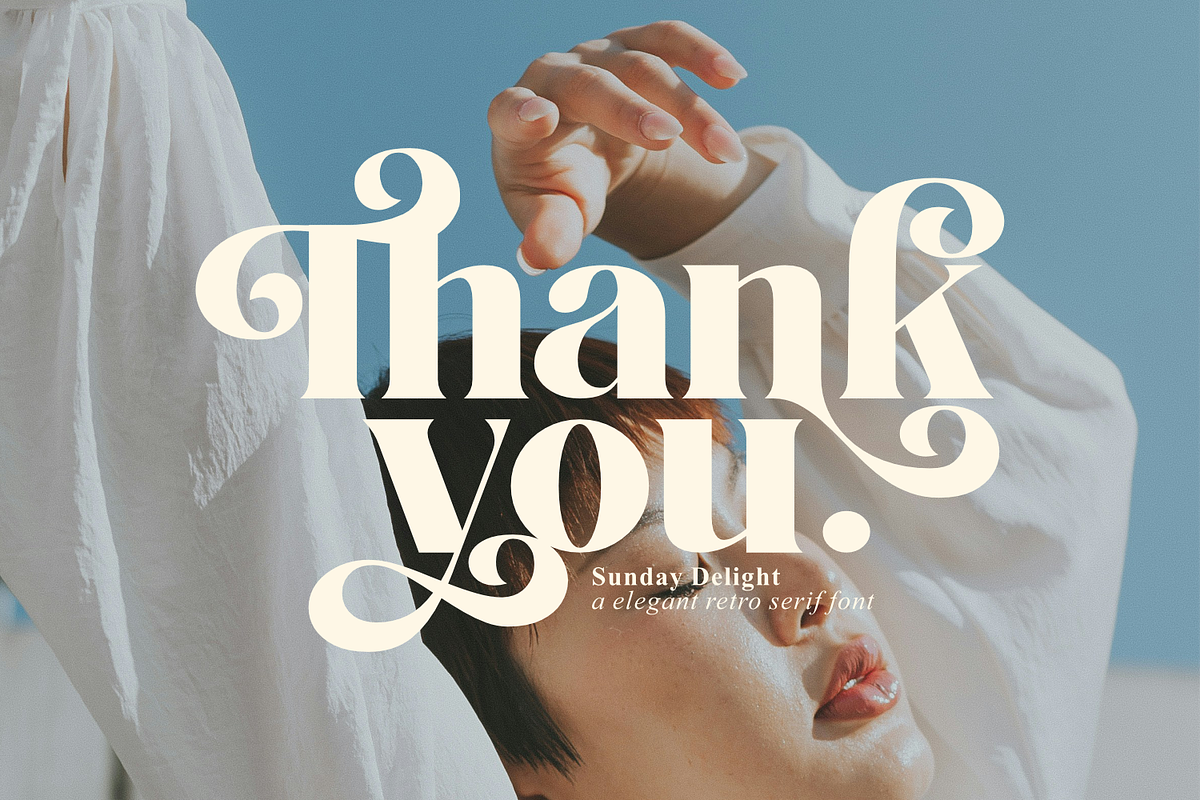 Sunday Delight - Elegant Retro Font, a Serif Font by Keithzo (Photo 12 of 12)