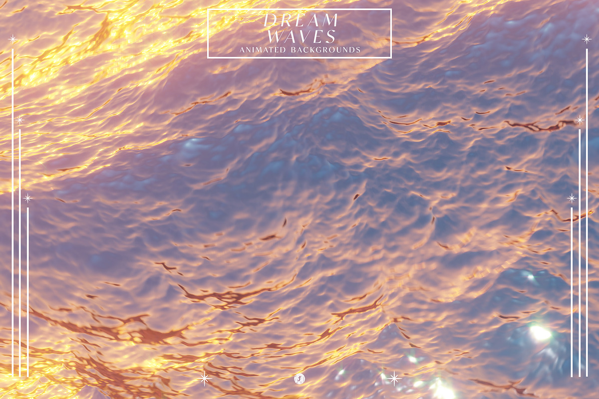 Dream Waves Animated Backgrounds, a Background Graphic by Freezerondigital