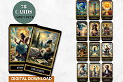 Monet Themed AI Tarot Deck 78 Cards, an Illustration by Mugio (Thumbnail 1 of 4)