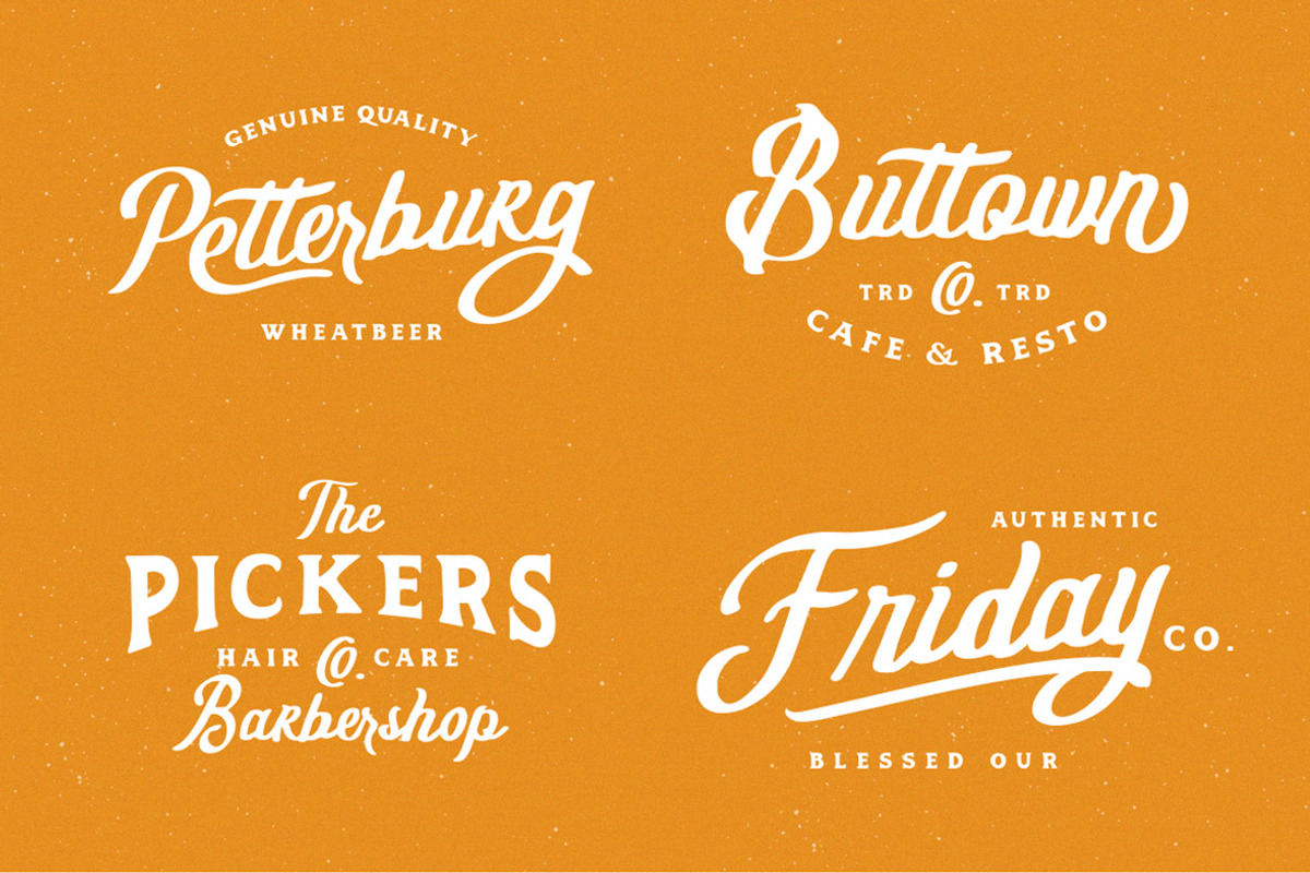 Vintage Font Bundle Super Sale, a Sans Serif Font by Anxiety Studio (Photo 27 of 40)