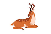 Cute deer childish cartoon set, an Animal Illustration by Good Studio (Thumbnail 7 of 7)