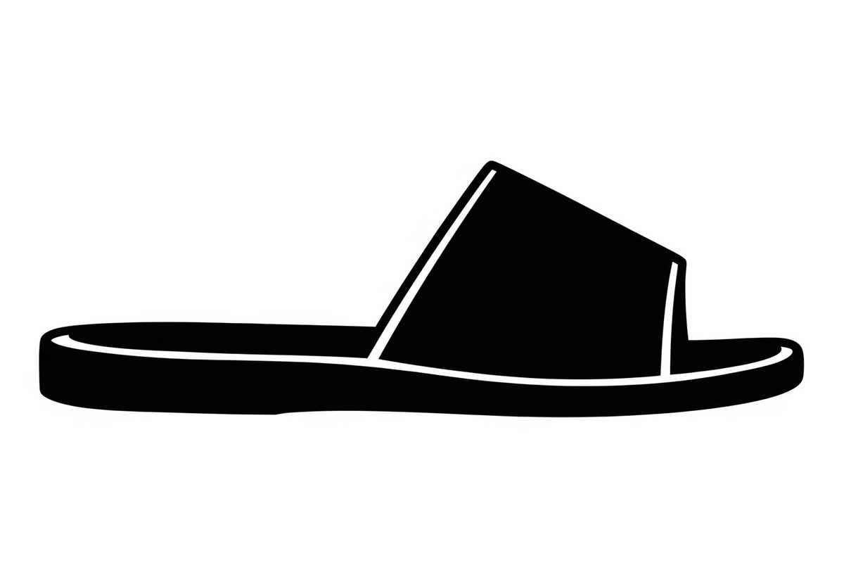 Minimal House Slippers Silhouettes, a Graphic by hafijul (Photo 13 of 14)