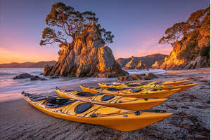 The beach in Abel Tasman National, a Sports & Recreation Photo by ZinetroN