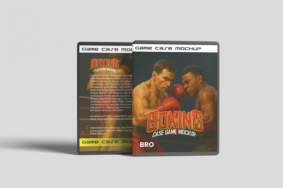 Game Case Product Mockup, a Packaging Mockup by My Code Std (Photo 4 of 6)