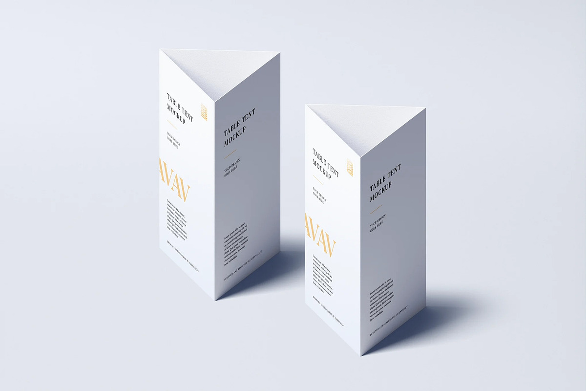 Table Tent Mockup, an Advertising Mockup by zpackcreative (Photo 1 of 4)