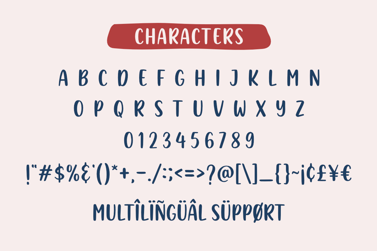 Chunky Delight Handwritten Font, a Handwritten Font by Suby Studio (Photo 5 of 5)