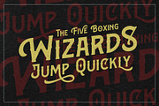 Bargers Distressed, a Font by Arterfak Project (Thumbnail 9 of 11)