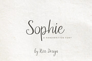 RD Sophie - Script Font, a Script Font by RissDesign (Thumbnail 1 of 5)