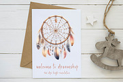 Watercolor Boho Sublimation Clipart, an Illustration by CreationArt (Thumbnail 3 of 6)