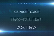 LineTech futuristic technology font, a Sans Serif Font by Sentavio (Thumbnail 5 of 6)