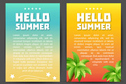 Hello Summer flyers., a Flyer Template by MalinaShop (Thumbnail 1 of 3)