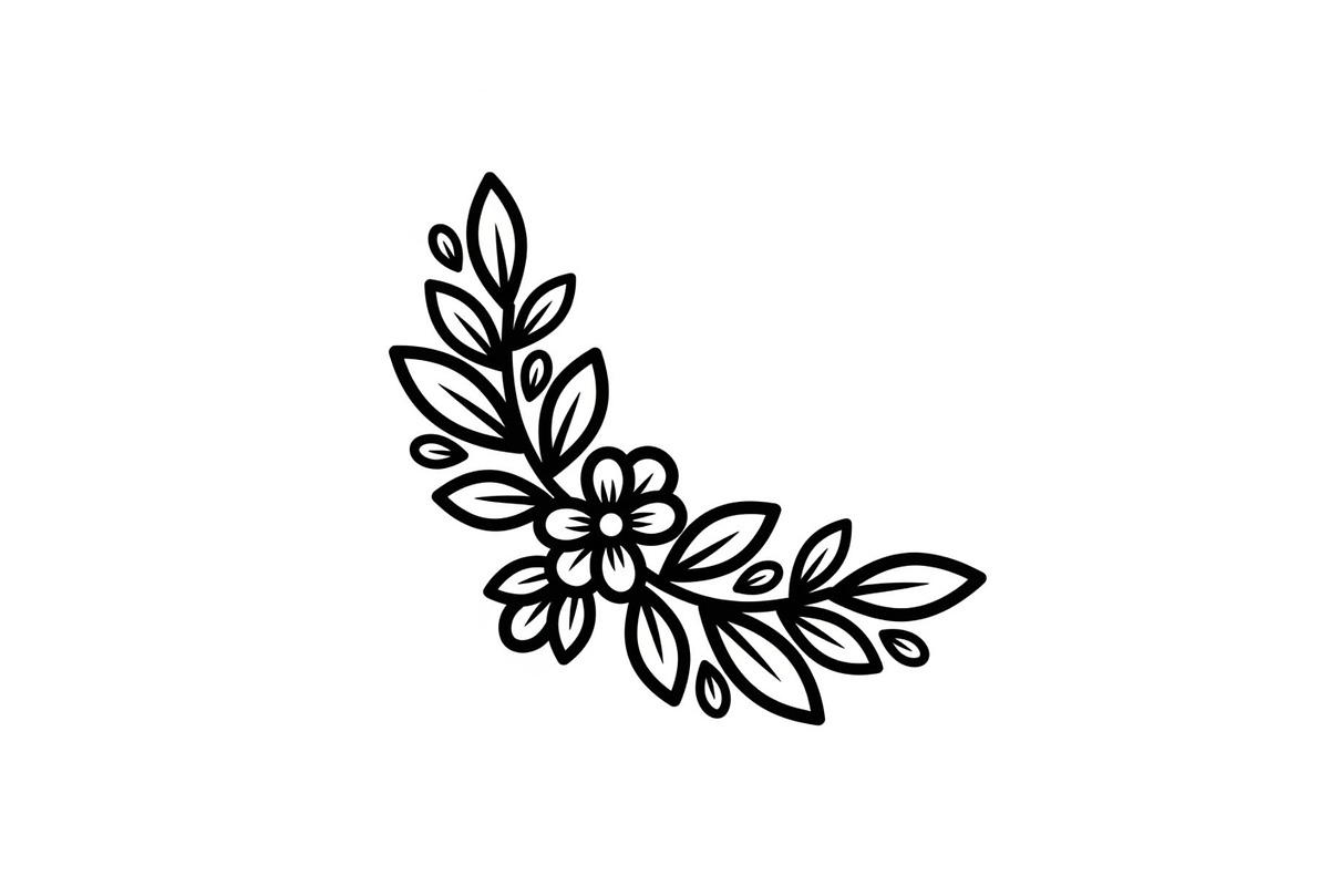 Floral Corner Ornament Clipart Bundl, an Illustration by Creativeshirt (Photo 6 of 48)