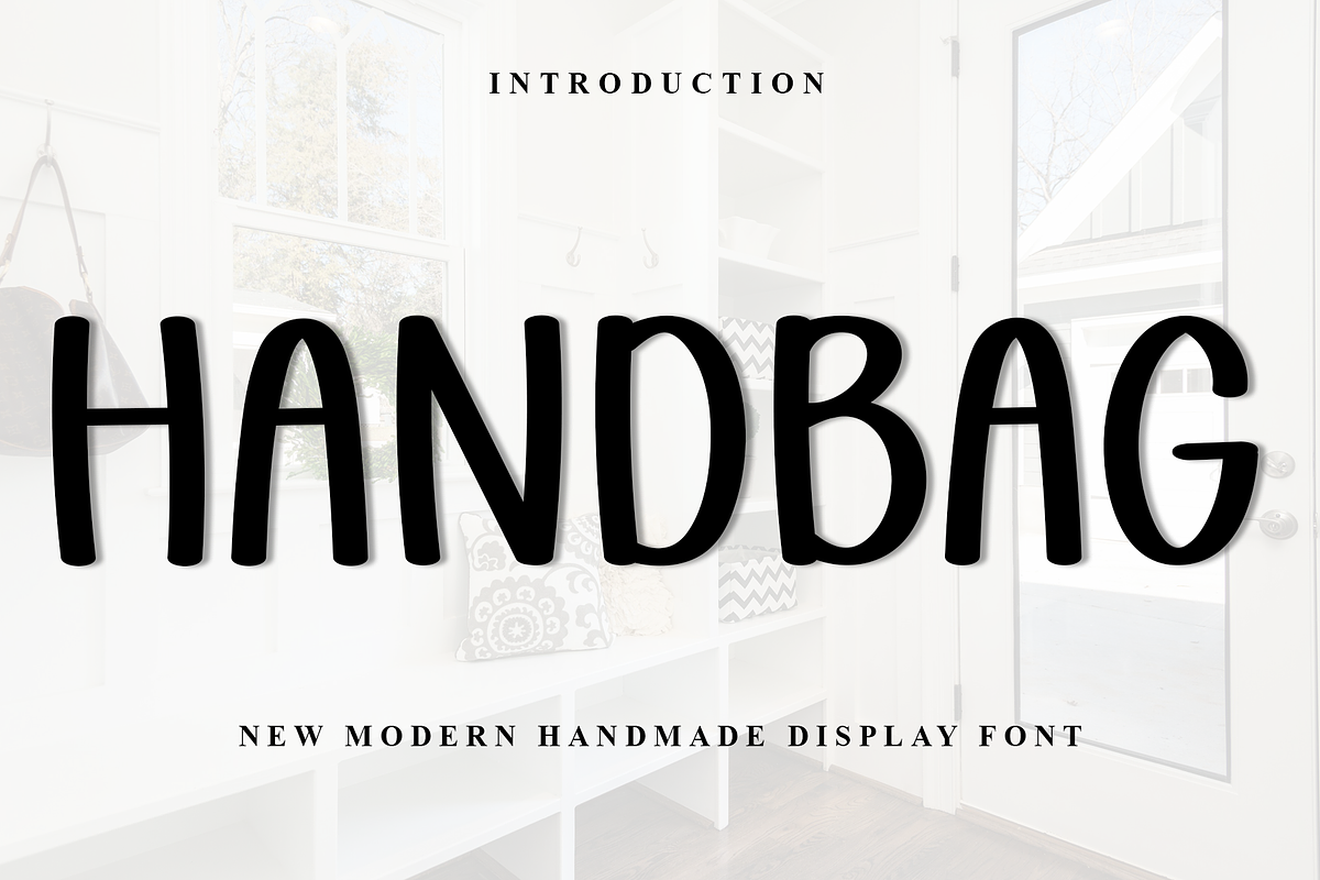 Handbag, a Sans Serif Font by FreshTypeINK (Photo 1 of 8)