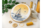Golden Hour Embroidery Hoop Mockup, a Product Mockup by MockupWizard (Thumbnail 2 of 3)