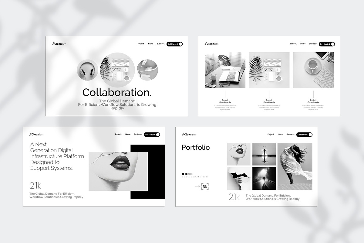 Clean Minimal Presentation Template, a Presentation Template by Creative-Work (Photo 9 of 9)