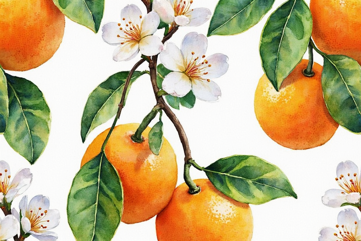 Oranges Seamless Pattern, a Pattern Graphic by PLUM&FIGS (Photo 5 of 5)