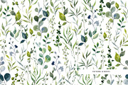 Eucalyptus. Watercolor collection., a Pattern Graphic by HannaStudio (Thumbnail 3 of 9)